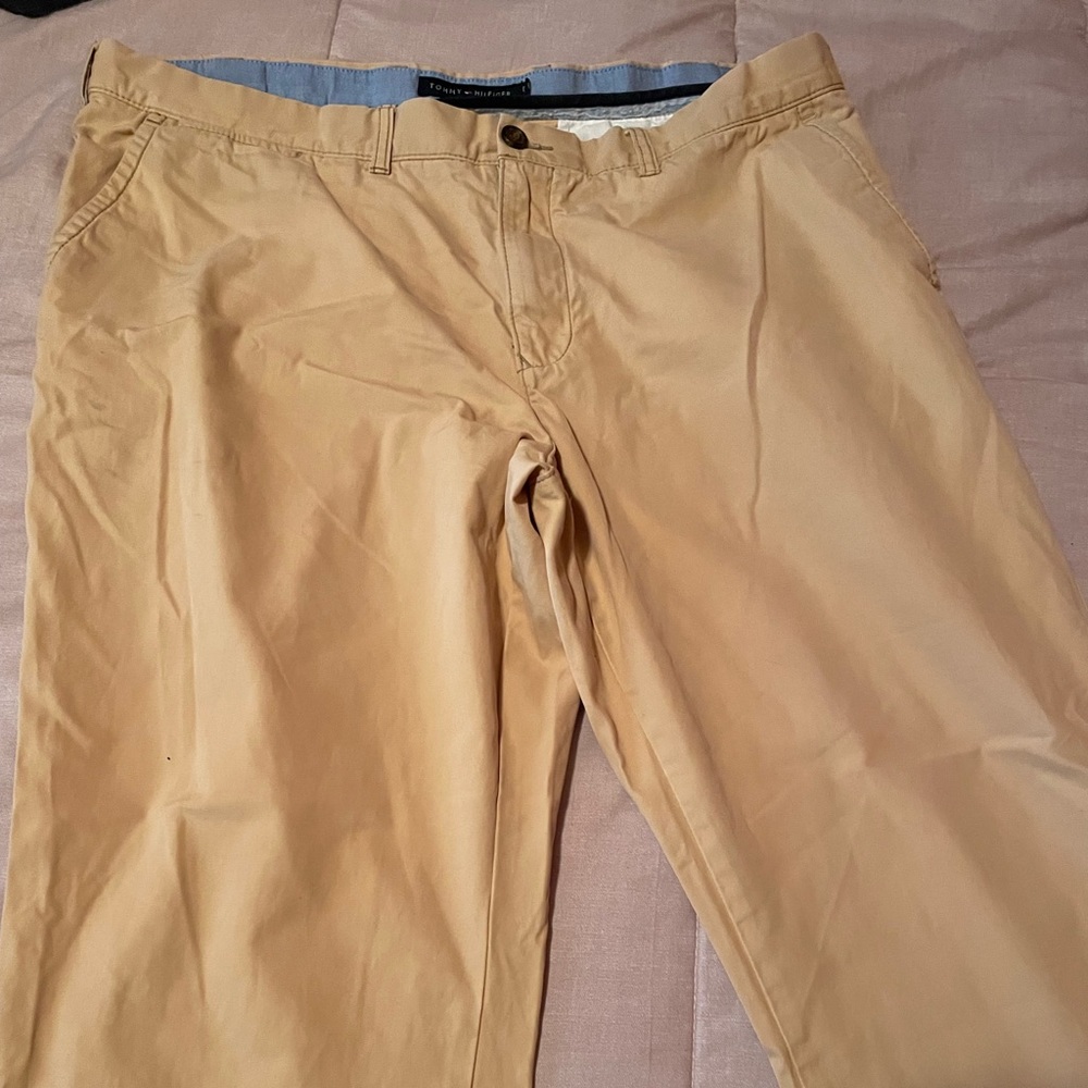 Tommy Hilfiger chinos khaki 40x30 custom fit